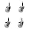 Service Caster 3'' Nylon Wheel Swivel 3/4'' Expanding Stem Caster Set, 4PK SCC-EX20S314-NYS-34-4 - alternate 1